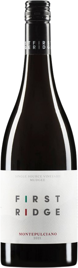 First Ridge Montepulciano bottle